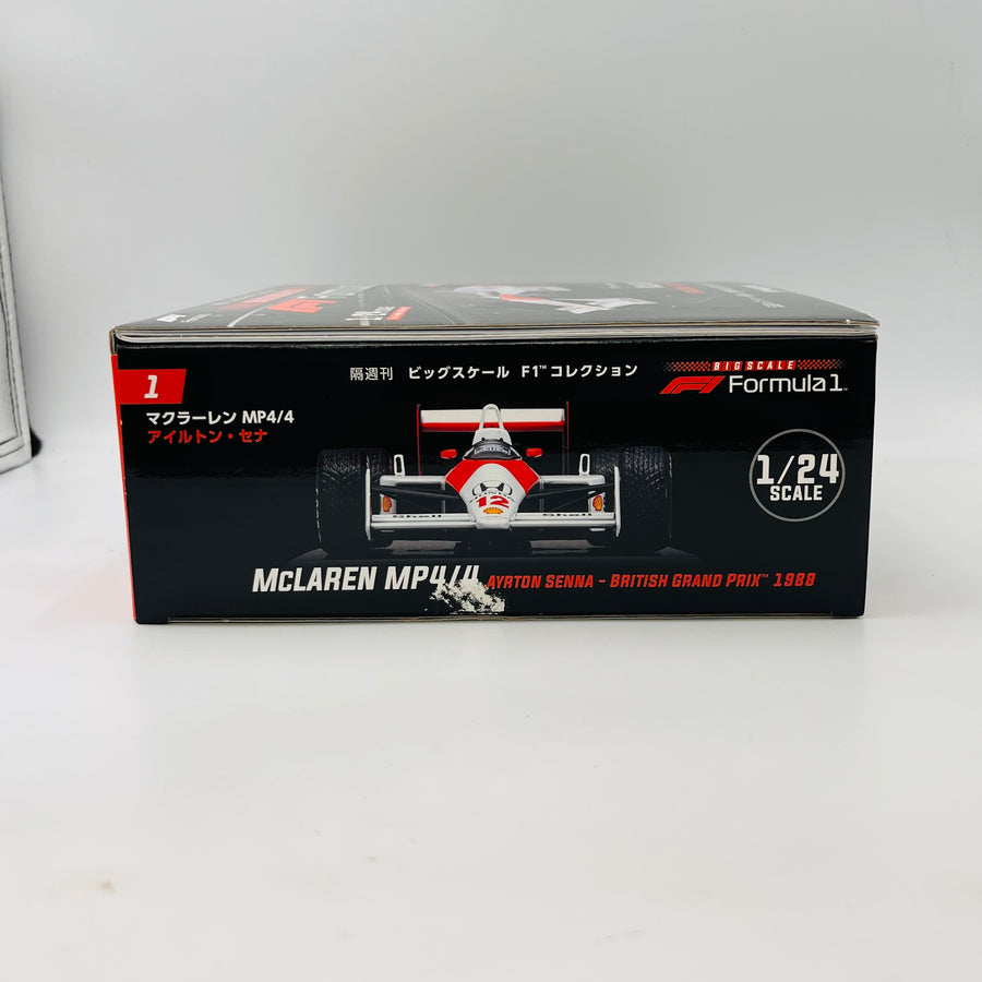 DeAGOSTINI  McLAREN MP4/4 Ayrton Senna Sponsor Decal Custom