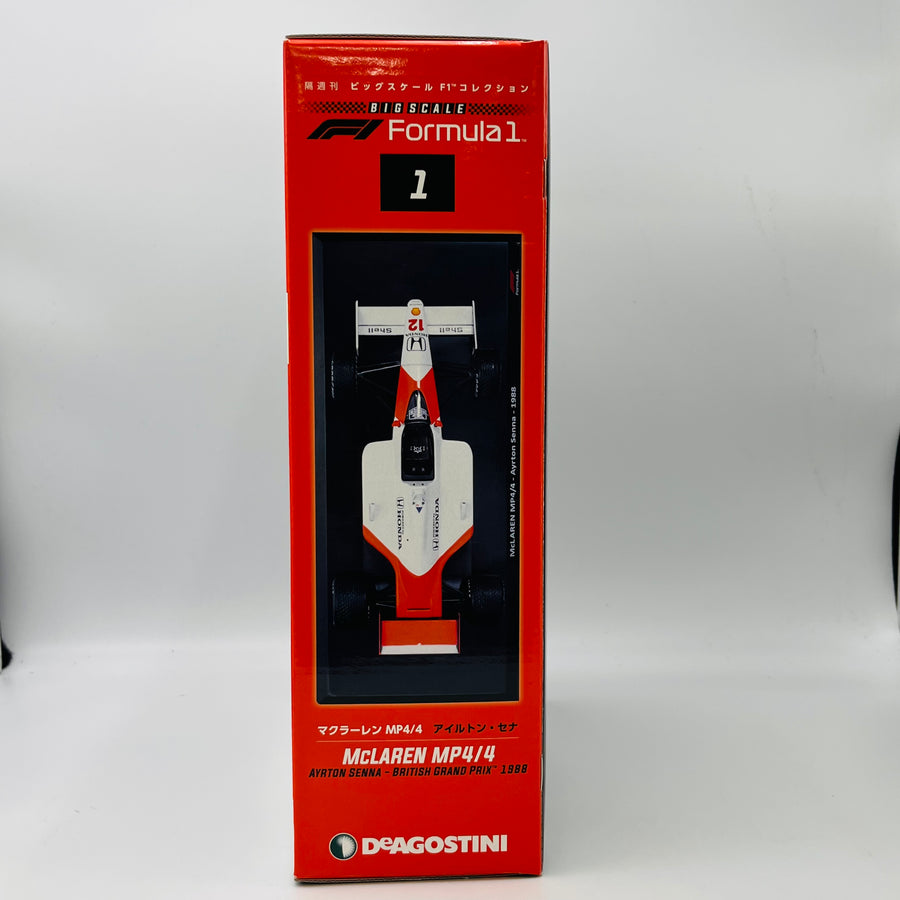 DeAGOSTINI  McLAREN MP4/4 Ayrton Senna Sponsor Decal Custom