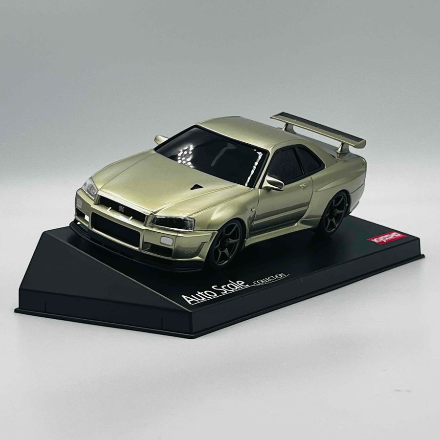 Kyosho ASC MA020S NISSAN SKYLINE GT-R R34 V.specⅡNur Millennium Jade MZP454MJ