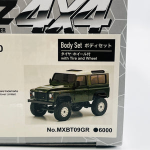 Kyosho MINI-Z 4×4 BS MX-01 Land Rover Defender 90 C.Green MXBT09GR