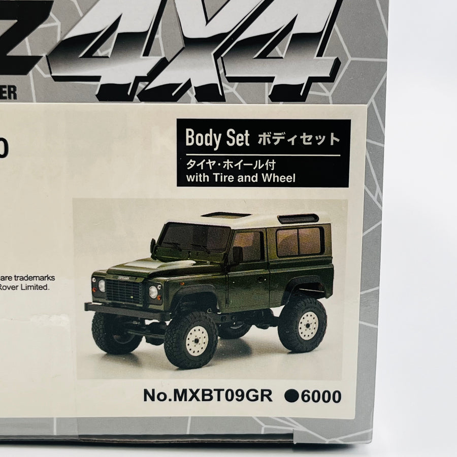 Kyosho MINI-Z 4×4 BS MX-01 Land Rover Defender 90 C.Green MXBT09GR