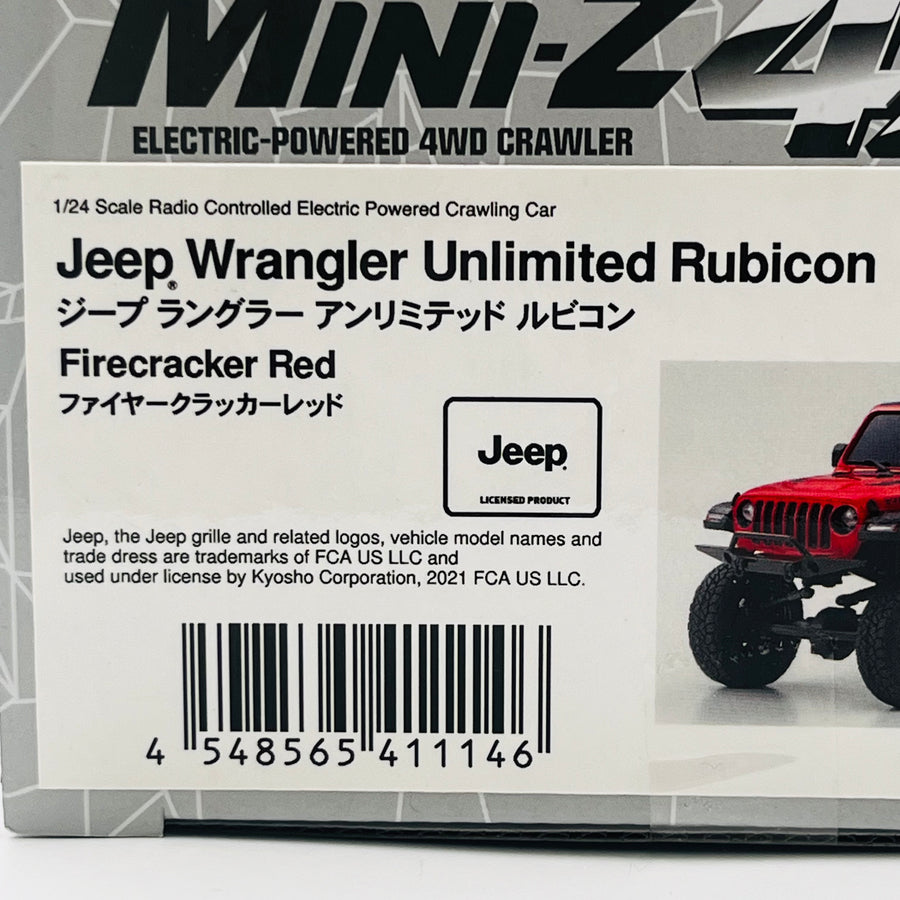 Kyosho MINI-Z 4×4 MX-01 JeepⓇ WRANGLER UNLIMITED Rubicon  MXB01R