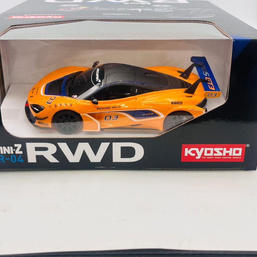 KYOSHO MINI-Z RWD MR-04 readyset McLaren 720S GT3 #03 Orange 32364OR