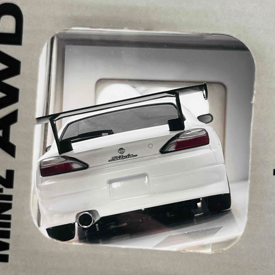Kyosho MINI-Z AWD MA-020 NISSAN SILVIA S15 equipped with GT Wing White 32647W