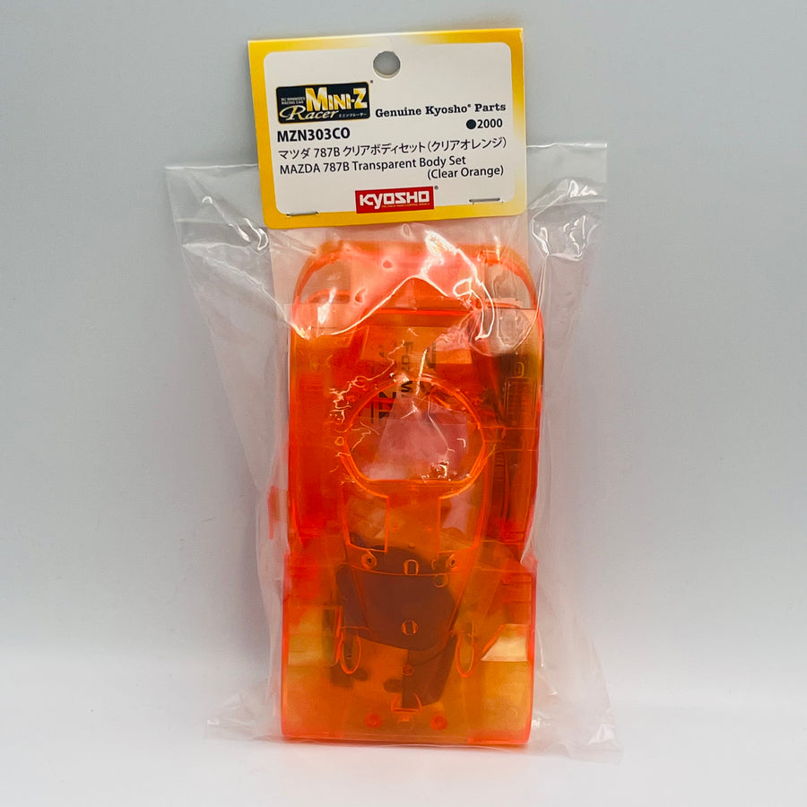 Kyosho Mini-z Mazda 787B Transparent Body Set (Clear Orange) MZN303CO