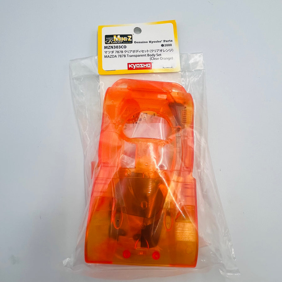 Kyosho Mini-z Mazda 787B Transparent Body Set (Clear Orange) MZN303CO