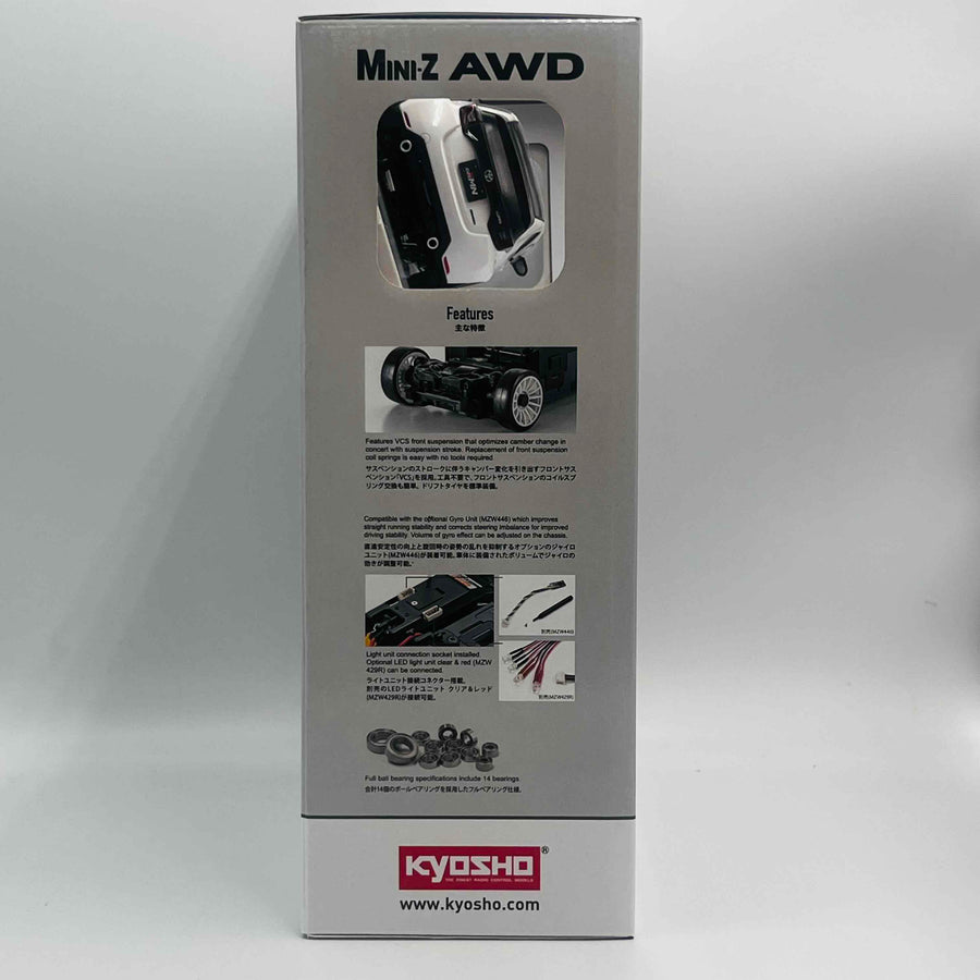 KYOSHO MINI-Z AWD Toyota GRMN YARIS Rally PACKAGE Platinum White Mica 32648PW