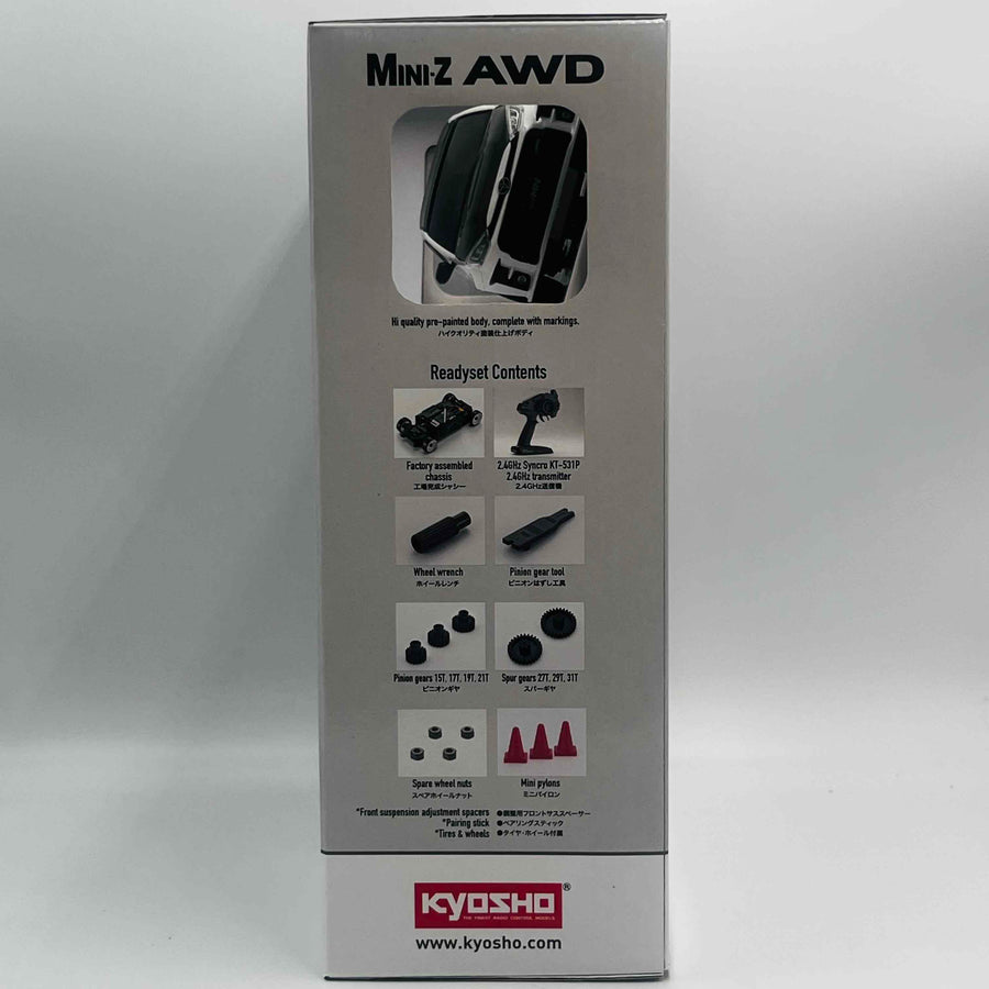 KYOSHO MINI-Z AWD Toyota GRMN YARIS Rally PACKAGE Platinum White Mica 32648PW
