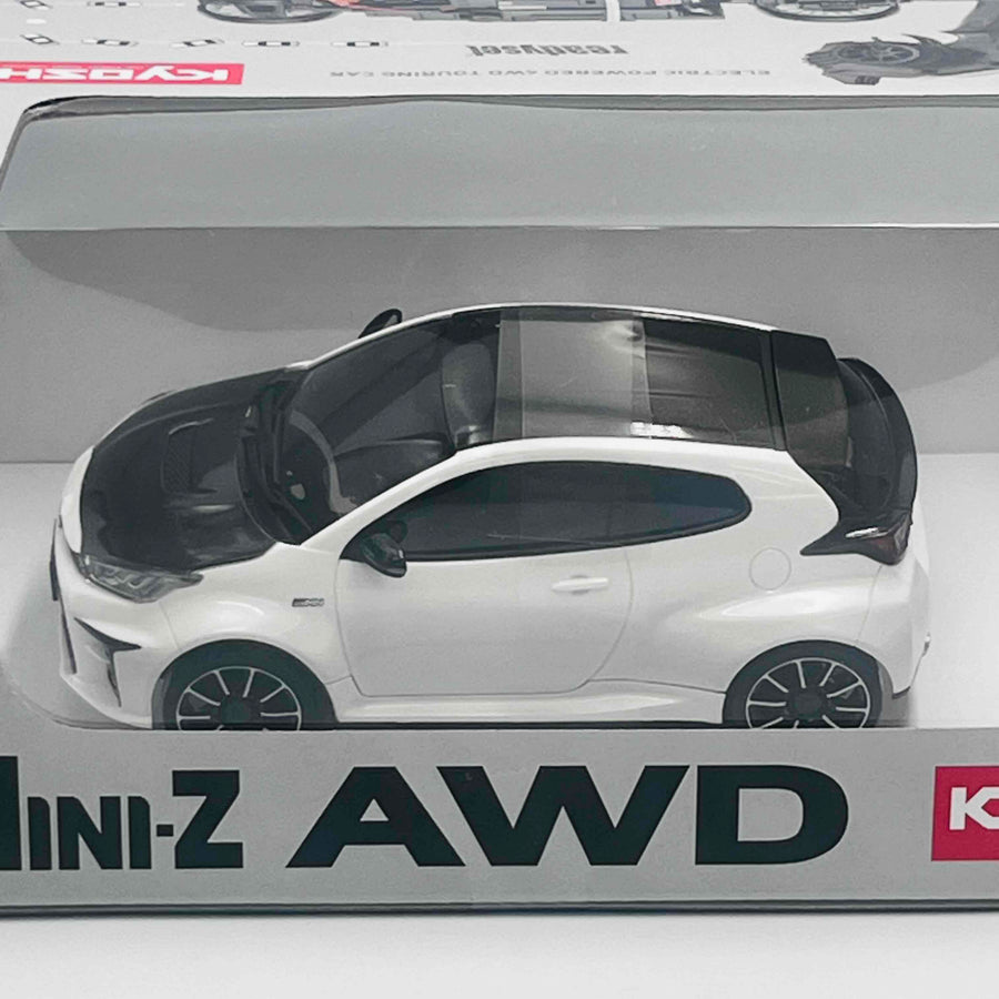 KYOSHO MINI-Z AWD Toyota GRMN YARIS Rally PACKAGE Platinum White Mica 32648PW