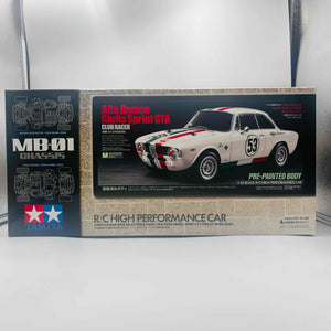 TAMIYA 1/10RC Alfa Romeo Giulia Sprint GTA CLUB RACER ITEM 58732-000