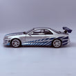 Load image into Gallery viewer, GREEN LiGHT The Fast and the Furious Brian's 1999 Nissan Skyline GT-R (BNR34) #19029
