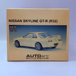 Load image into Gallery viewer, AUTOart MILLENNIUM 1/18Scale NISSAN SKYLINE GT-R(R32) CRYSTAL WHITE 77342
