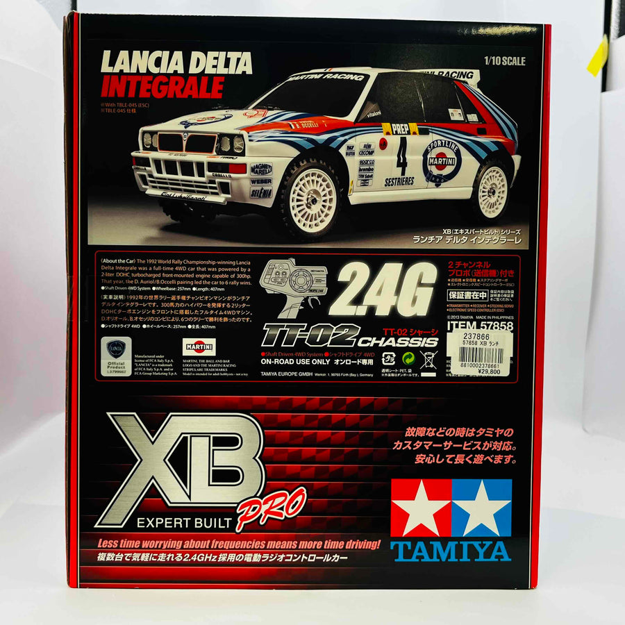 TAMIYA Tamiya Radio Control 1/10RC XB Lancia Delta Integrale TT-02 Chassis 57858