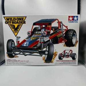 TAMIYA 1/10 R/C HIGH PERFORMANCE OFF ROAD RACER WILD ONE OFF-ROADER 58525