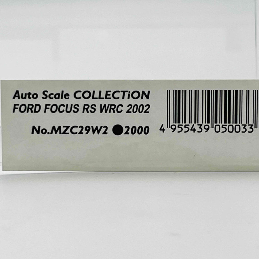 Kyosho Mini-z Body Auto Scale COLLECTION FORD FOCUS RS WRC 2002 MZC29W2