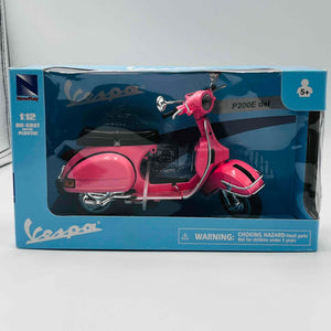 Vespa P200E 1/12 Scale Diecast pink Scooter Model NewRay