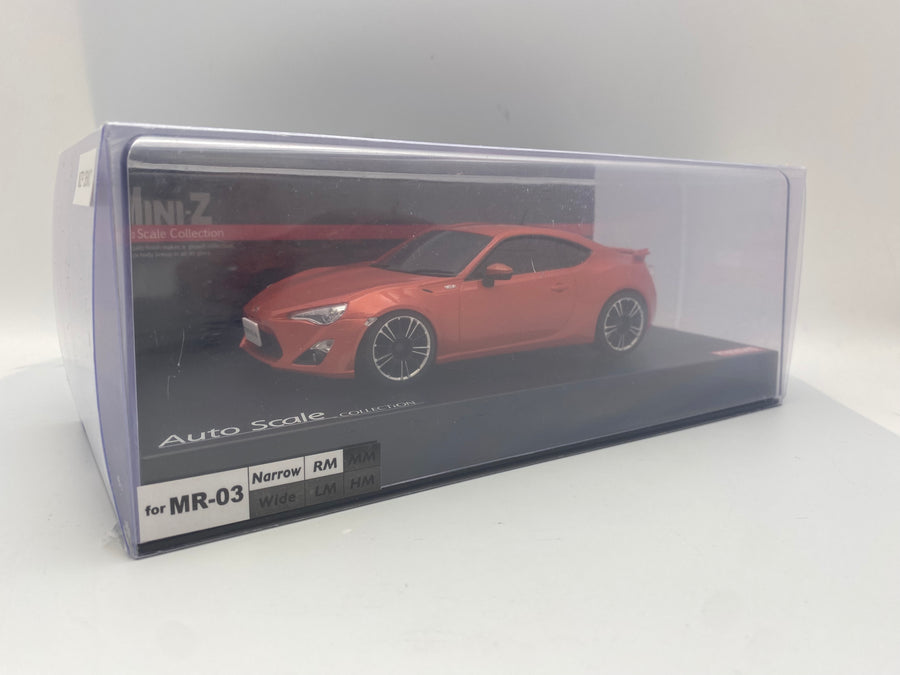 Kyosho Mini-z Body ASC TOYOTA 86 Metallic Orange  MZP136MO