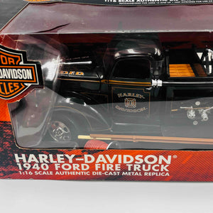 HARLEY-DAVIDSON 1940 FORD FIRE TRUCK 1/16scale LDP-77001-08 DIE-CAST
