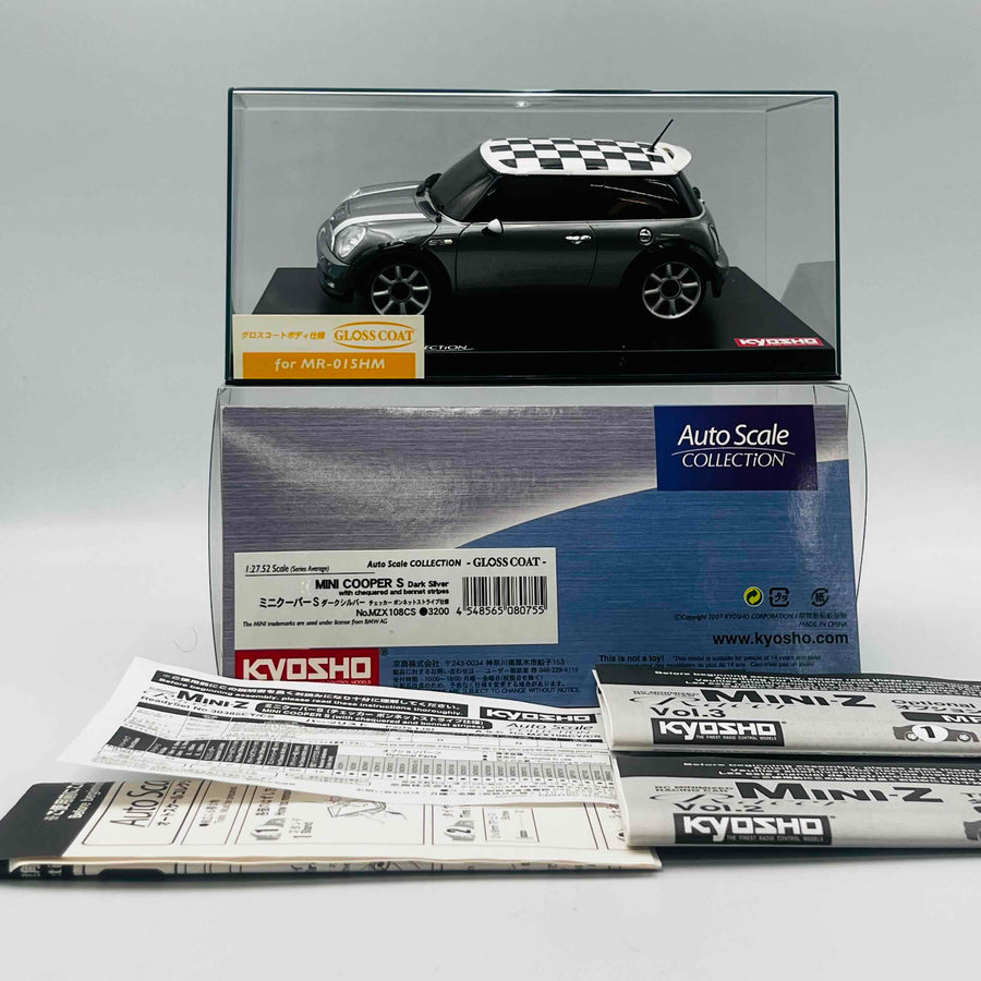 Kyosho Mini-z Body ASC MINI COOPRE S Dark Silver MZX108CS