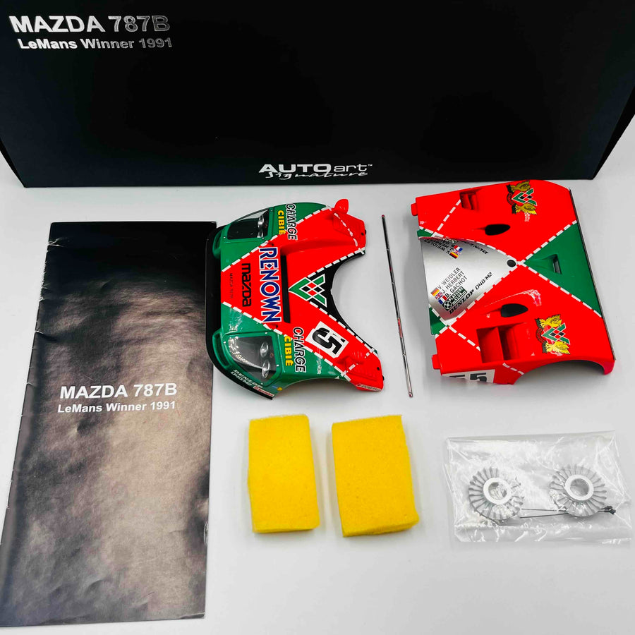 Autoart 1/18 MAZDA 787B LeMans Winner 1991 Paint cracked
