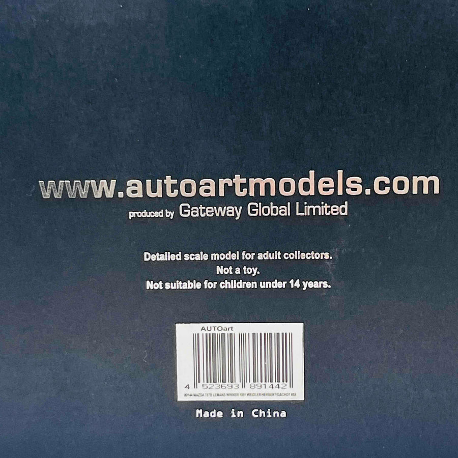 Autoart 1/18 MAZDA 787B LeMans Winner 1991 Paint cracked
