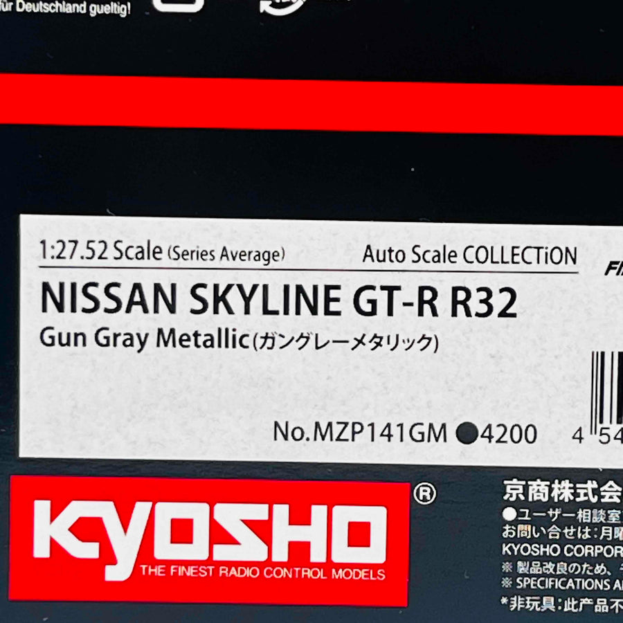 Kyosho Mini-z Body ASC MR03N-RM SKYLINE GT-R R32 MetalGray MZP141GM