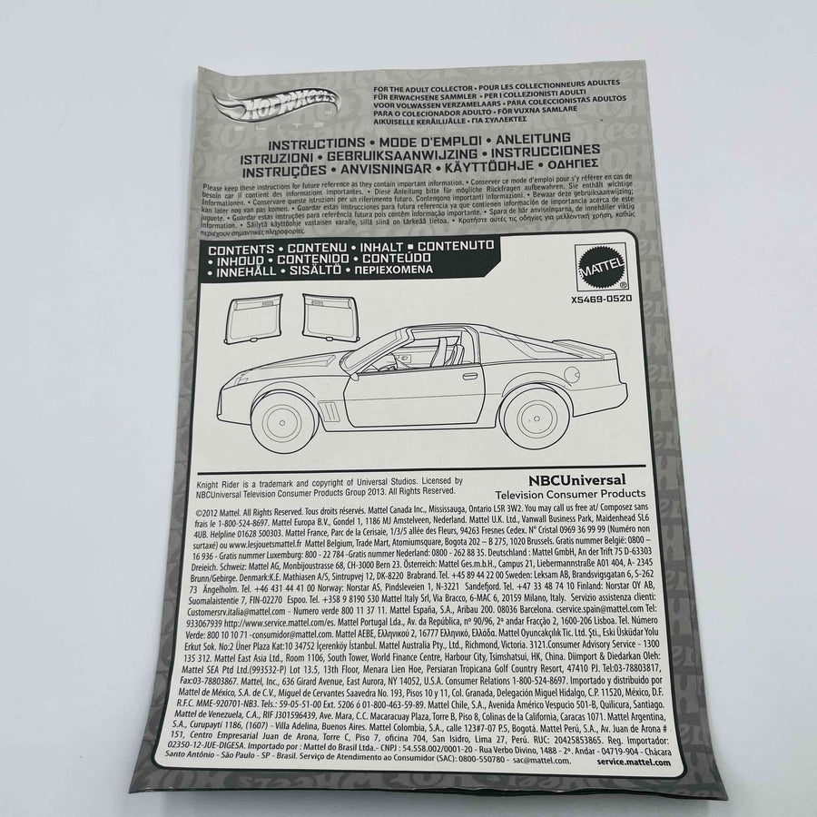 Hotwheels 1/18 ELITE KNIGHT RIDER
