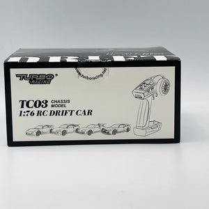TURBO RACING 1/76 C64 Blue Drift Car