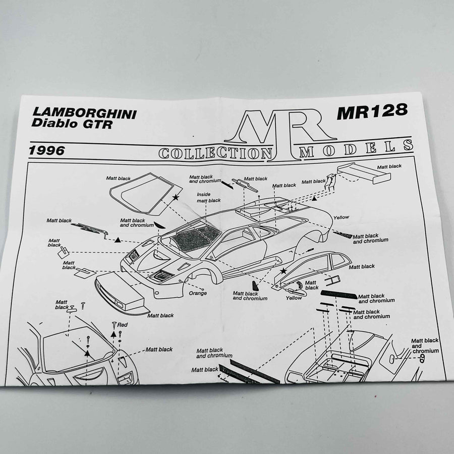 MR COLLECTION MODELS LAMBORGHINI Diablo GTR MR128 1996