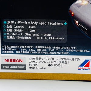 ABC Hobby 1/10 RC Body Nissan Fairlady Z (Z31 late model) #67123