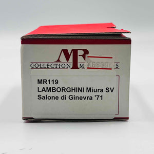 MR COLLECTION MODELS LAMBORGHINI Miura SV Geneva 119 1971