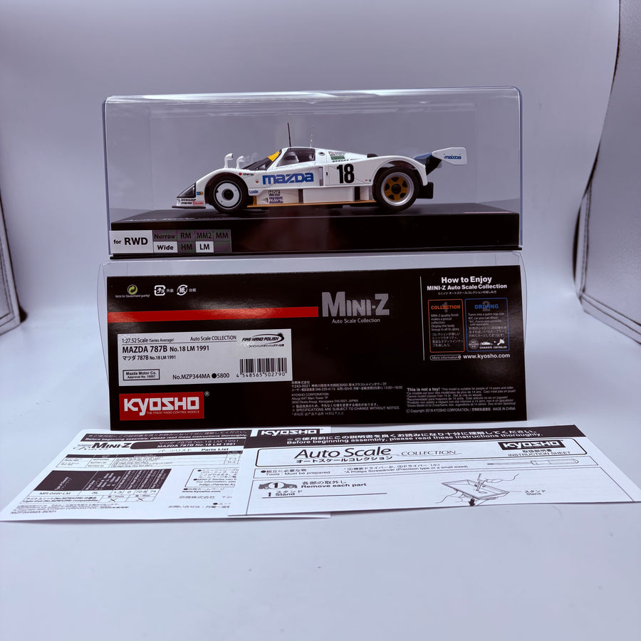 Kyosho MINI-Z Body ASC MR04W-LM MAZDA 787B No.18 LM 1991 MZP344MA