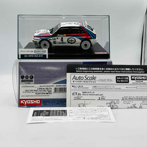 Kyosho Mini-z Body ASC LANCIA DELTA No.4/1992 Monte Carlo Rally Winner MZX402M