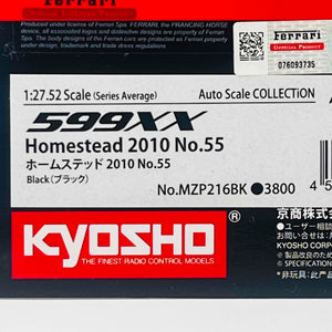 Kyosho Mini-z Body ASC Ferrari 599XX Homestead 2010 No.55 MZP216BK