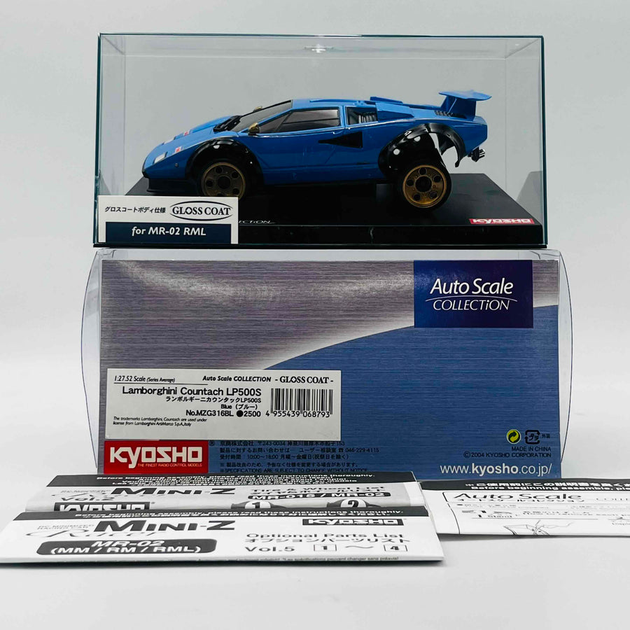 Kyosho Mini-z Body ASC Lamborghini Countach LP500S MZG316BL  Case crack