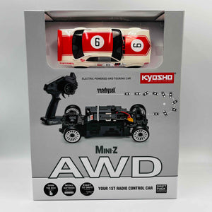 KYOSHO MINI-Z AWD Nissan Skyline 2000GT-R (KPGC10) Racing 1972 #6 Red 32643R