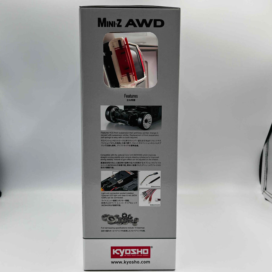 KYOSHO MINI-Z AWD Nissan Skyline 2000GT-R (KPGC10) Racing 1972 #6 Red 32643R