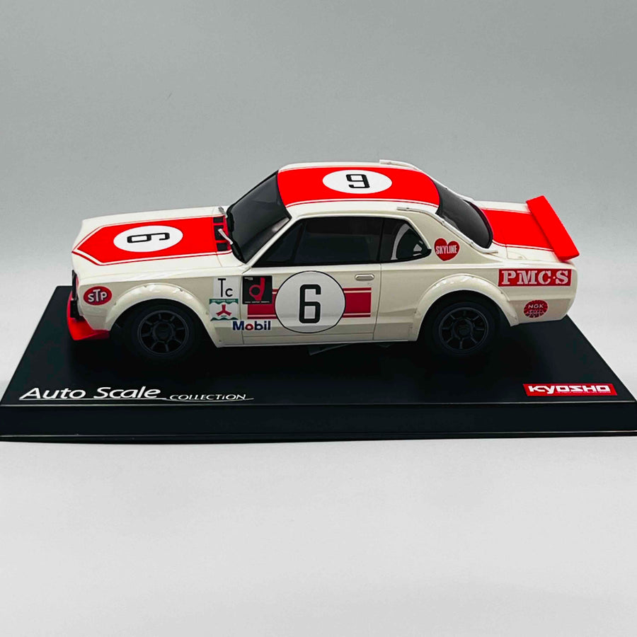 Kyosho Mini-z Body Nissan Skyline 2000GT-R (KPGC10) Racing 1972 #6 Red MZP472R