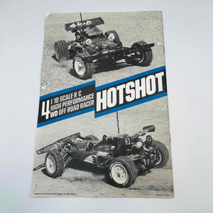 TAMIYA 5847 HOTSHOT 1/10 R/C HIGH PERFORMANCE 4WD OFF ROAD RACER Vintage