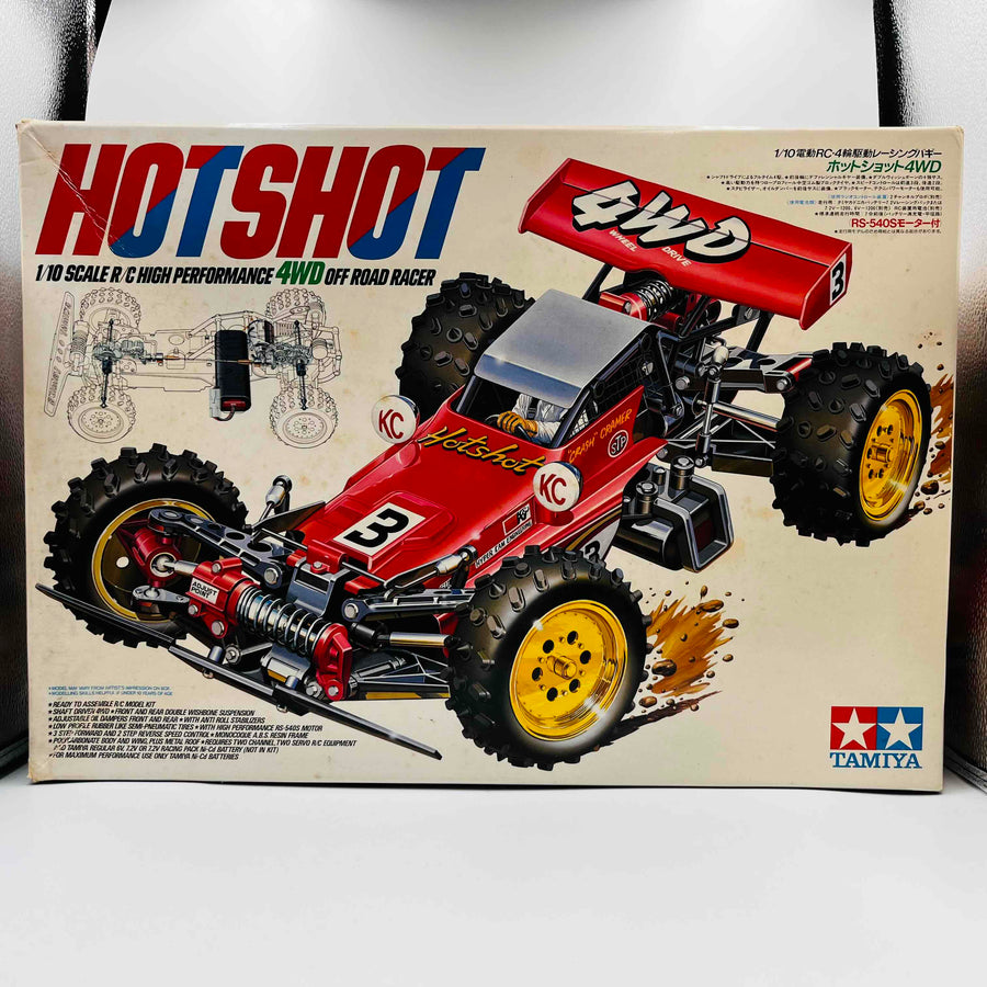 TAMIYA 5847 HOTSHOT 1/10 R/C HIGH PERFORMANCE 4WD OFF ROAD RACER Vintage