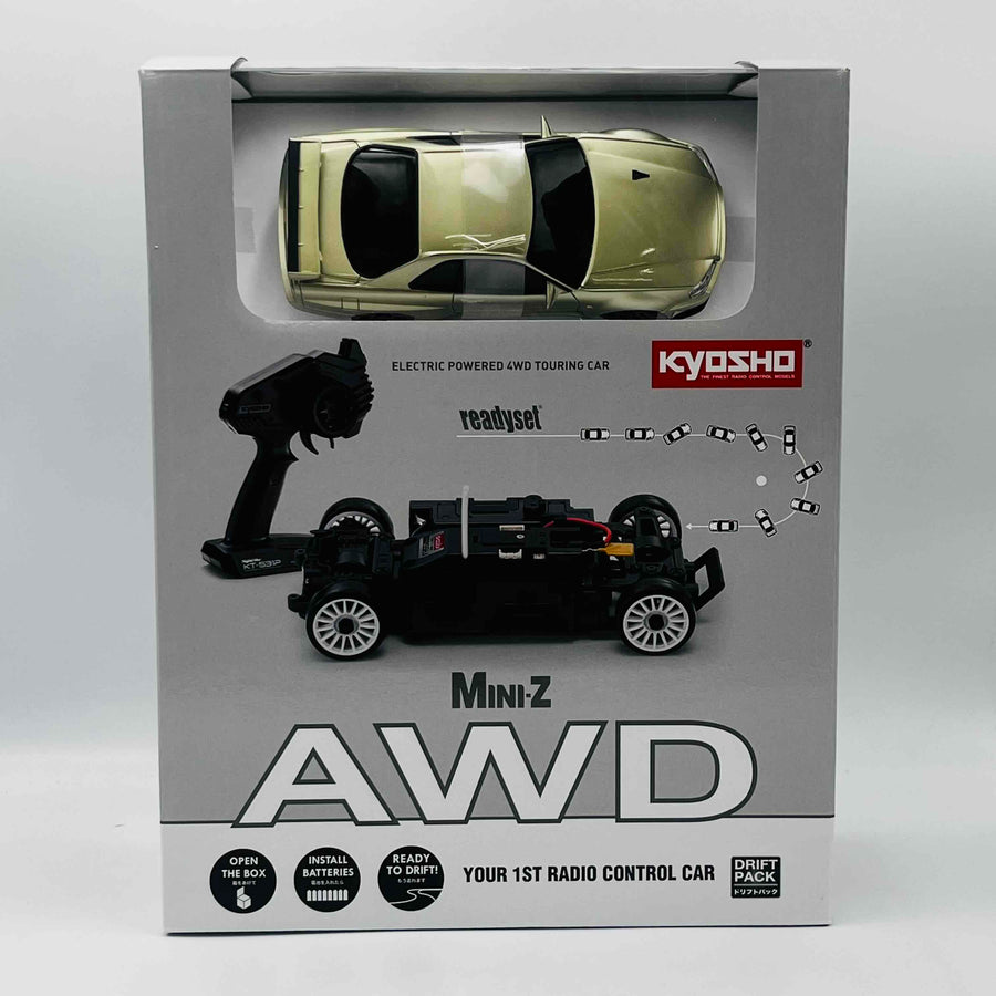 KYOSHO MINI-Z Ready Set AWD NISSAN SKYLINE GT-R R34 V.specⅡ 32624MJ