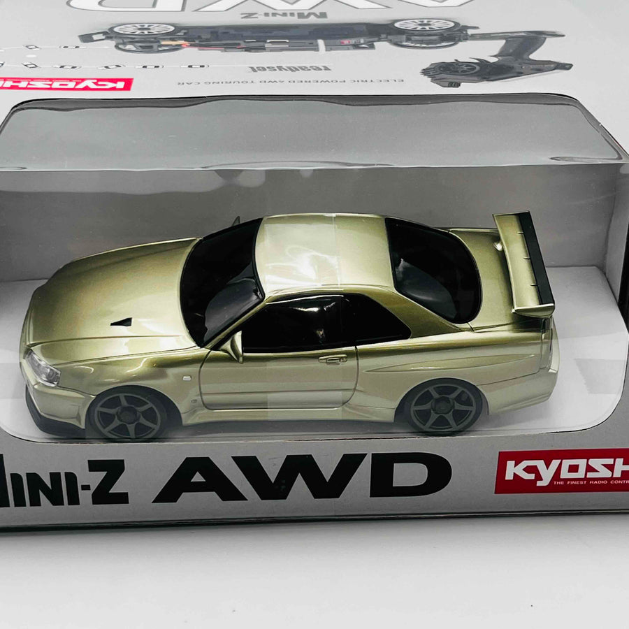 KYOSHO MINI-Z Ready Set AWD NISSAN SKYLINE GT-R R34 V.specⅡ 32624MJ