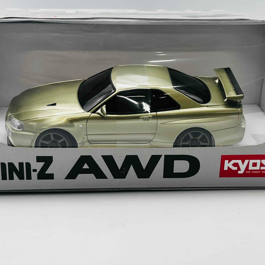 KYOSHO MINI-Z Ready Set AWD NISSAN SKYLINE GT-R R34 V.specⅡ 32624MJ