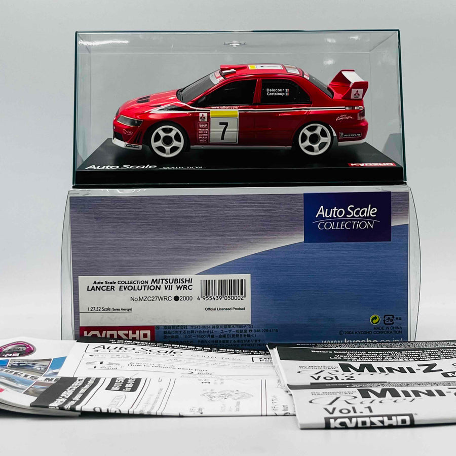 Kyosho Mini-z Body Auto Scale COLLECTION Mitsubishi Lancer Evolution VII WRC MZC27WRC