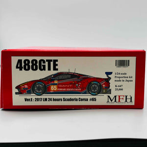 MFH 1/24scale Proportion Kit Ferrari 488GTE Ver.E;2017 LM 24 hours Scuderia Corsa #65