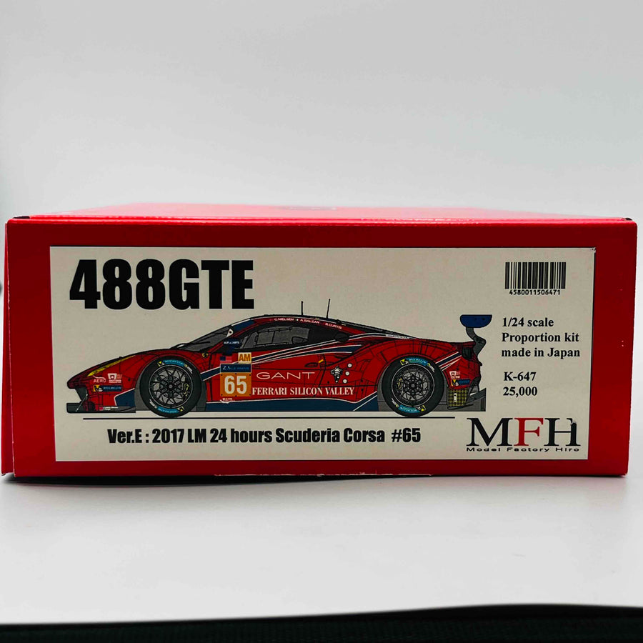 MFH 1/24scale Proportion Kit Ferrari 488GTE Ver.E;2017 LM 24 hours Scuderia Corsa #65