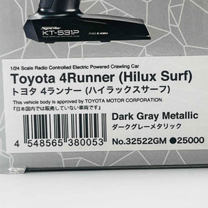 KYOSHO MINI-Z 4x4 readyset Toyota 4Runner(Hilux Surf) Dark Gray Metallic 32522GM