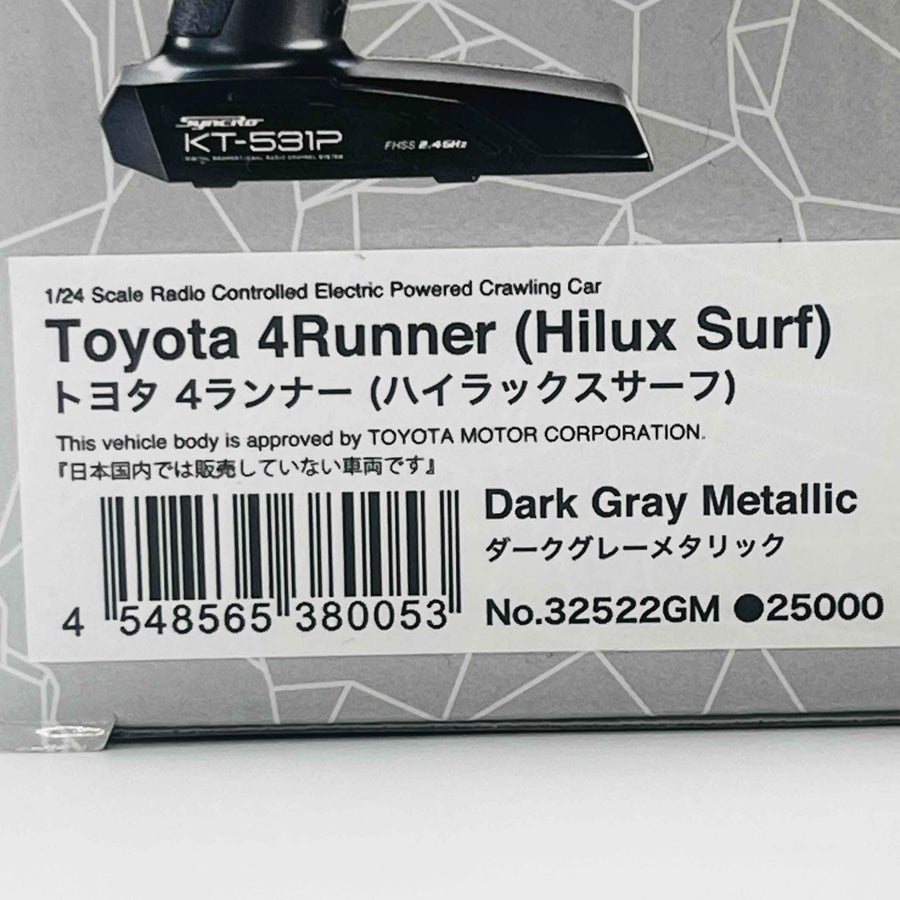 KYOSHO MINI-Z 4x4 readyset Toyota 4Runner(Hilux Surf) Dark Gray Metallic 32522GM