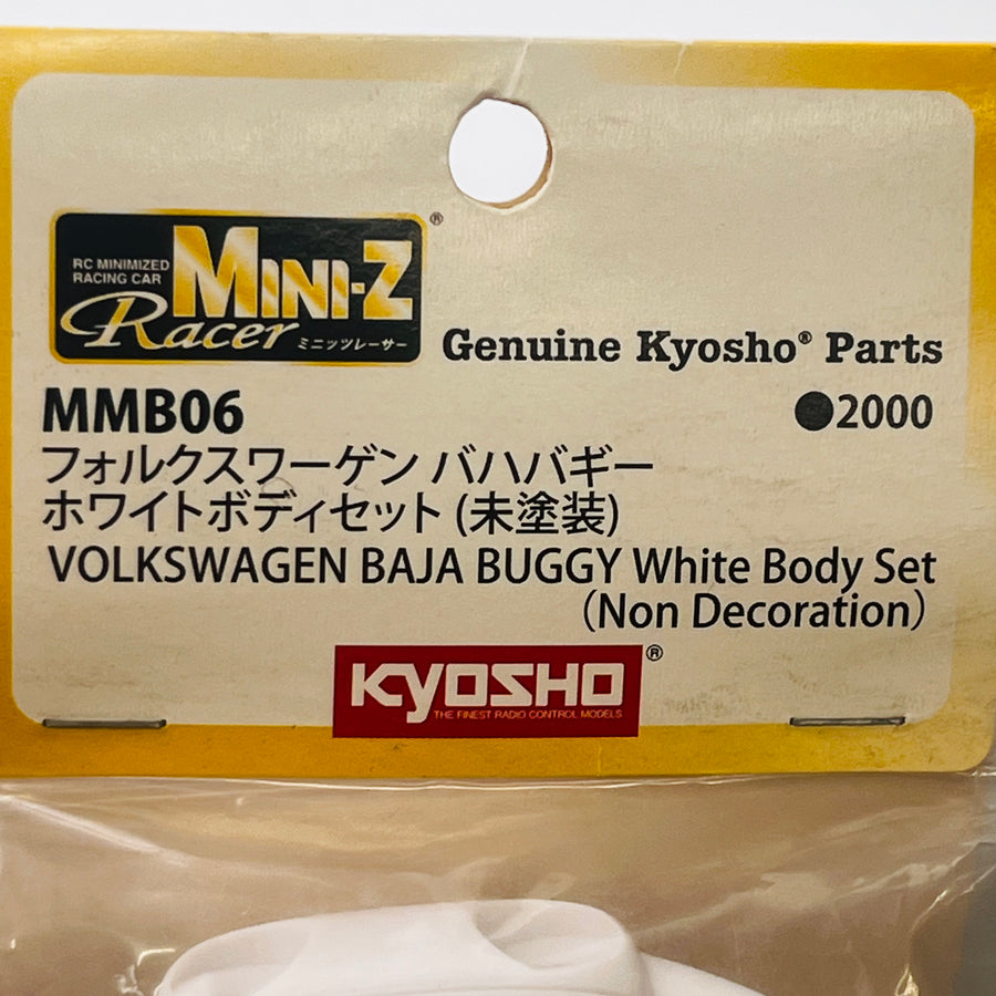 Kyosho Mini-z Racer White Body Set Volkswagen Baja Buggy MMB06(Non Decoration)