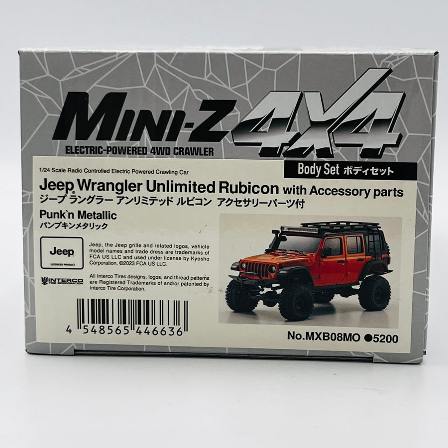 Kyosho Mini-z 4X4Jeep Wrangler Unlimited Rubicon Punk`n Metallic MXB08MO